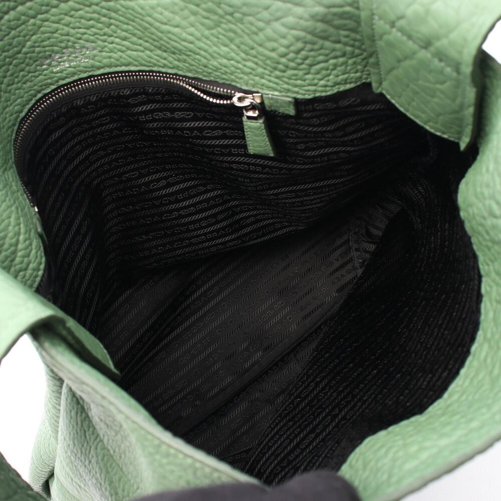 Prada Bag Green Leather Tote - Picture 3 of 6